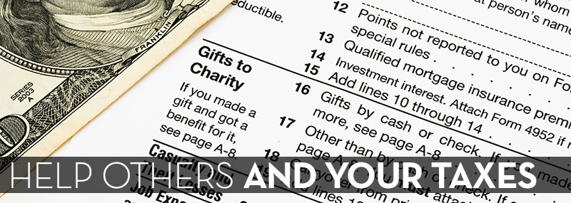 Help Others and Your Taxes